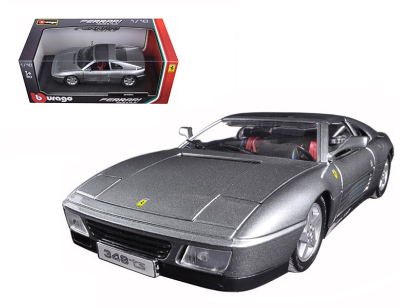 Ferrari 348 TS Grey 1/18 Diecast Model Car by Bburago Bburago