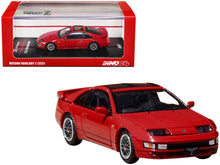 Load image into Gallery viewer, Nissan Fairlady Z (Z32) RHD (Right Hand Drive) Aztec Red with Sunroof and Extra Wheels 1/64 Diecast Model Car by Inno Models Inno Models
