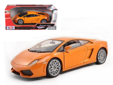 Lamborghini LP 560-4 Orange 1/18 Diecast Car Model by Motormax Motormax