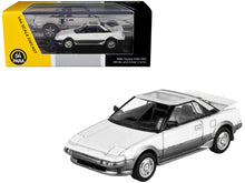 Load image into Gallery viewer, 1985 Toyota MR2 MK1 White and Silver Metallic with Sun Roof 1/64 Diecast Model Car by Paragon Models Paragon
