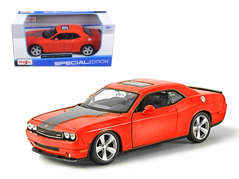 2008 Dodge Challenger SRT8 Orange 1/24 Diecast Model Car by Maisto Maisto