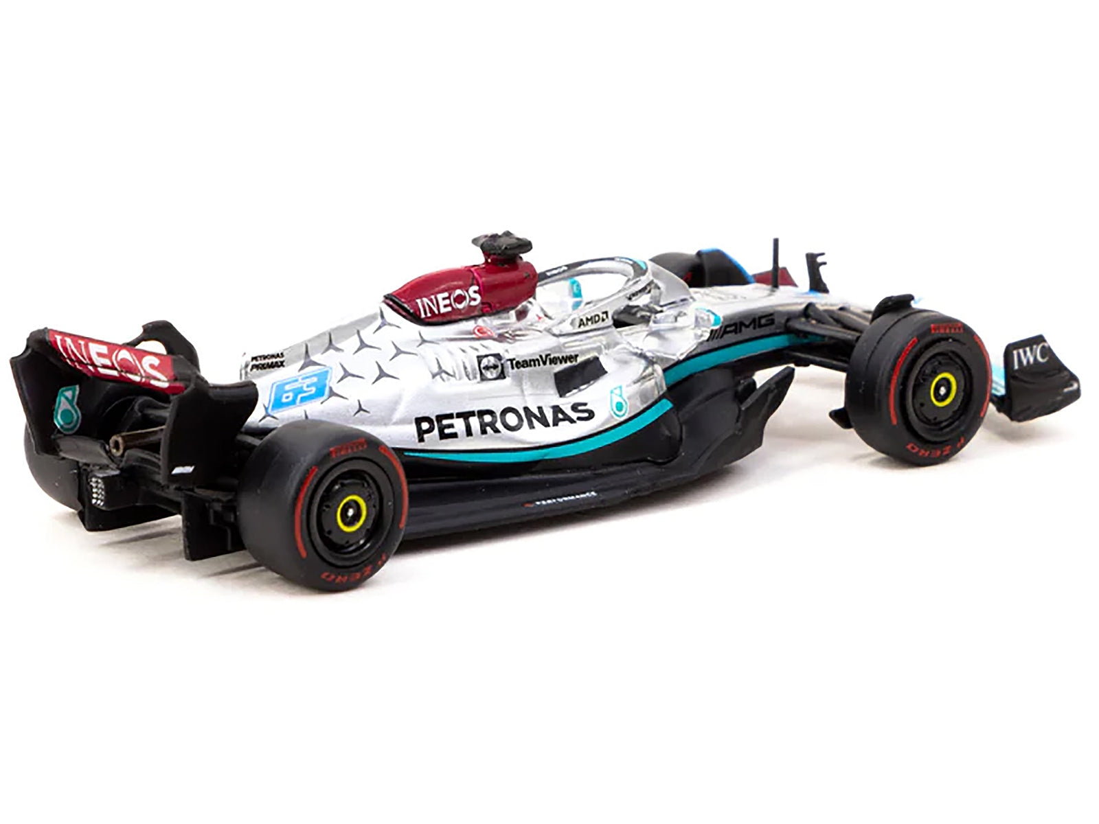 Mercedes-AMG F1 W13 E Performance #63 George Russell Formula One F1 Winner "Sao Paulo GP" (2022) "Global64" Series 1/64 Diecast Model Car by Tarmac Works Tarmac Works