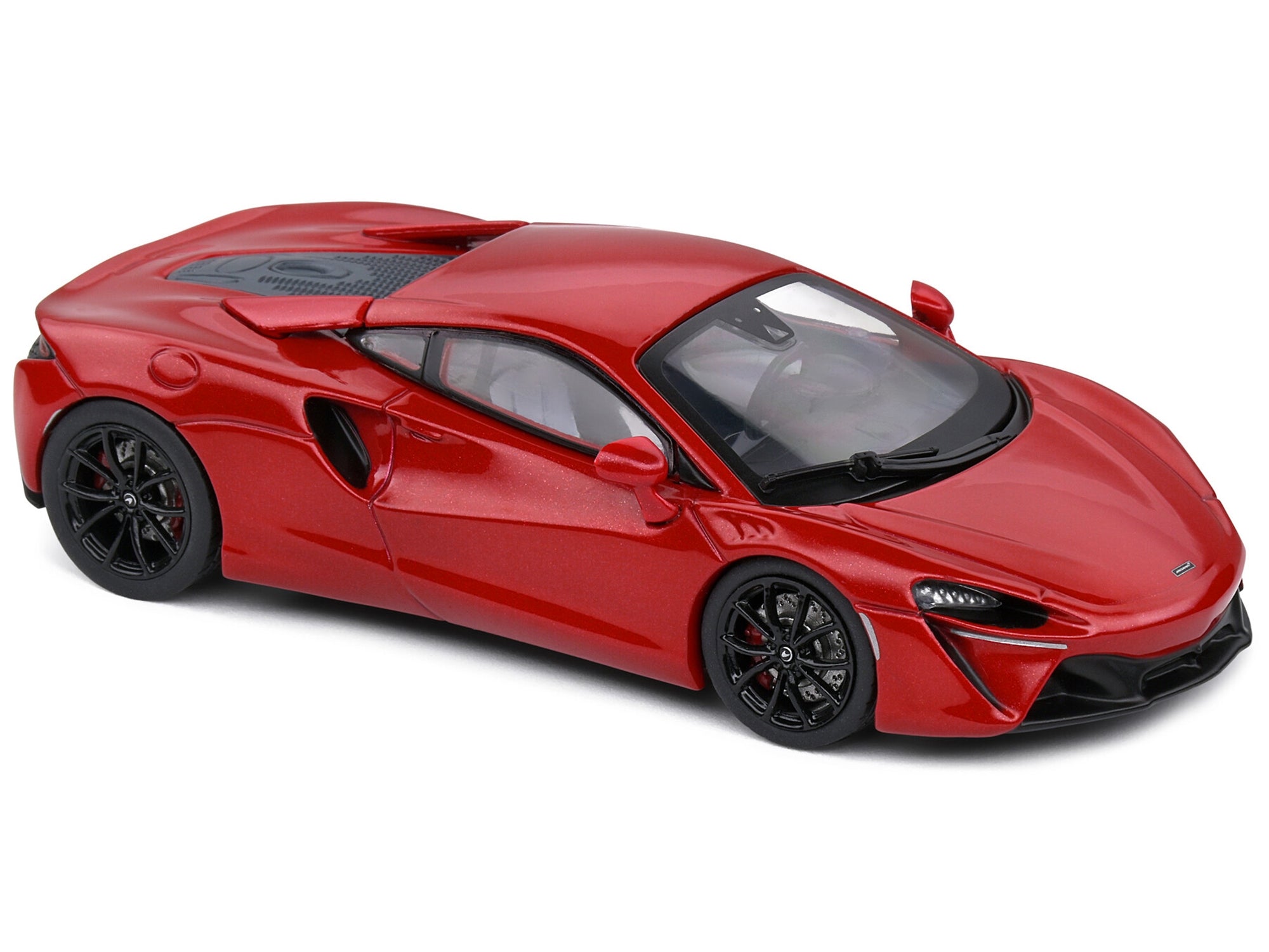 McLaren Artura Hybrid Supercar Amaranth Red Metallic 1/43 Diecast Model Car by Solido Solido