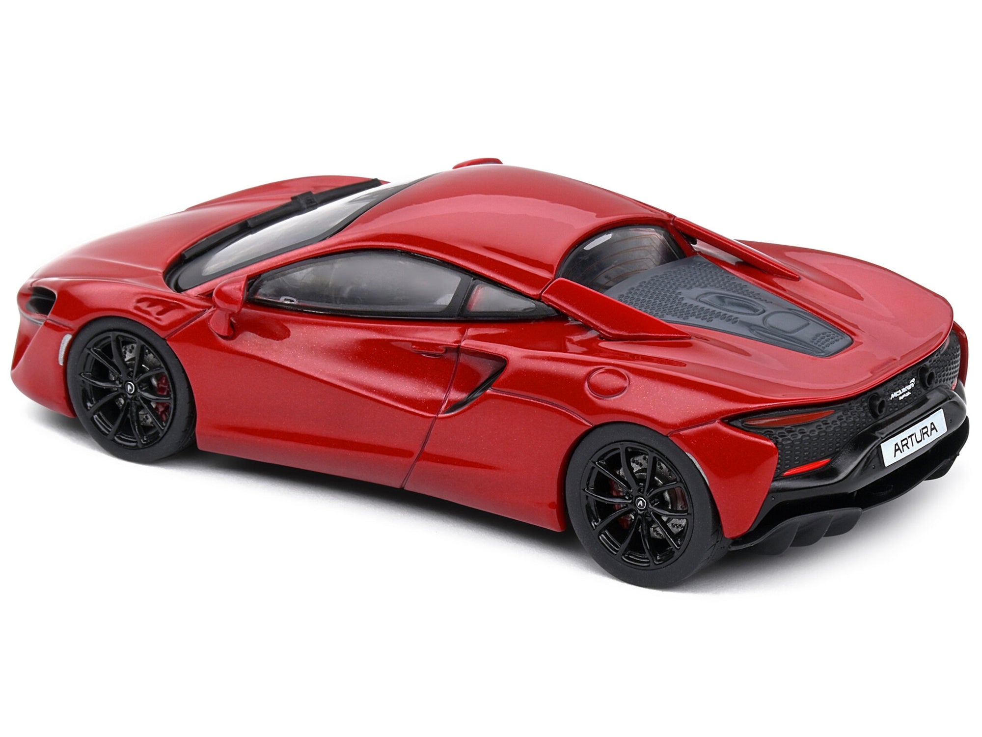 McLaren Artura Hybrid Supercar Amaranth Red Metallic 1/43 Diecast Model Car by Solido Solido