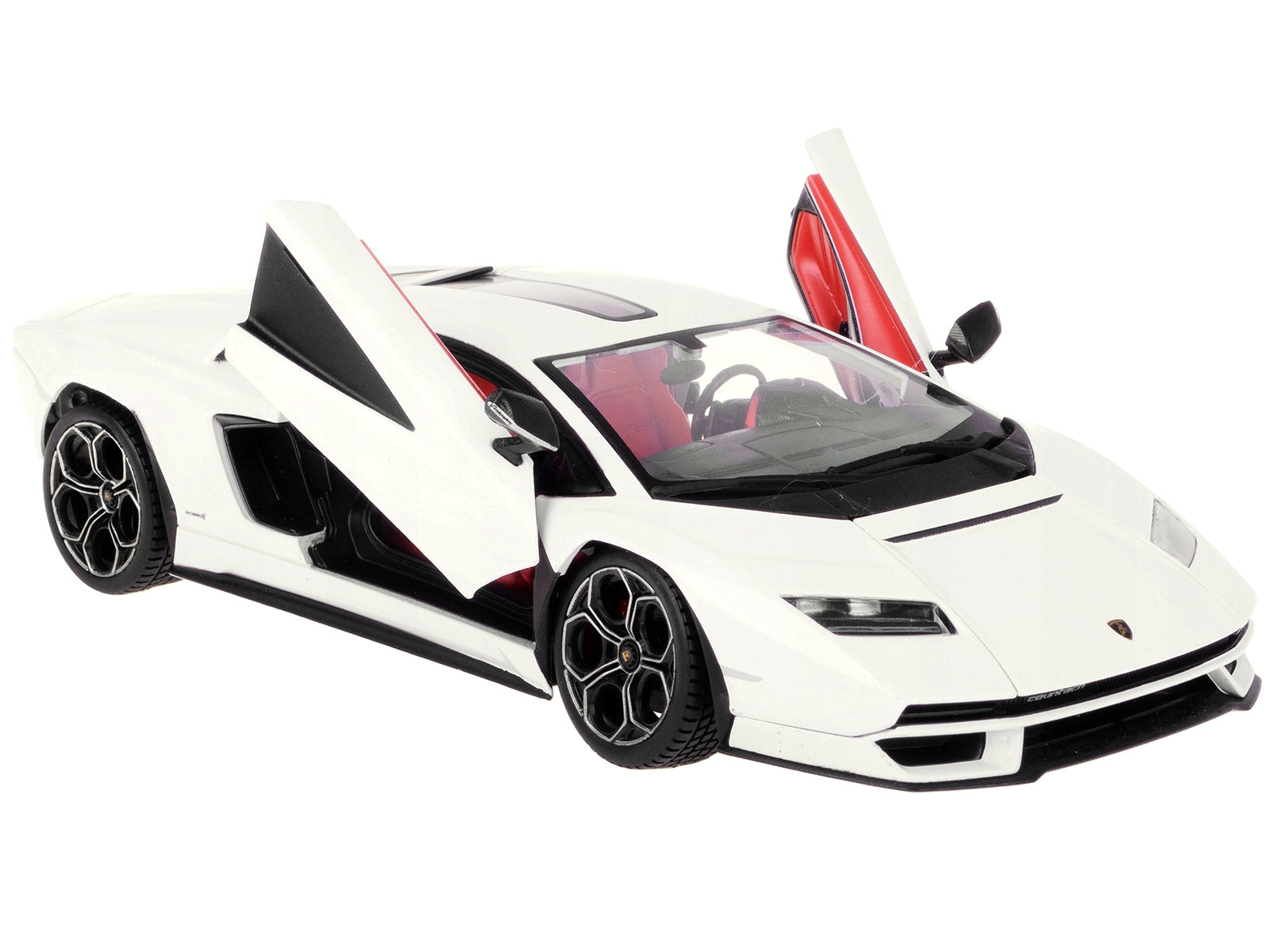 Lamborghini Countach LPI 800-4 White 1/24 Diecast Model Car by Bburago Bburago