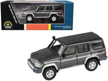 Load image into Gallery viewer, 2014 Toyota Land Cruiser 76 Graphite Gray Metallic 1/64 Diecast Model Car by Paragon Models Paragon
