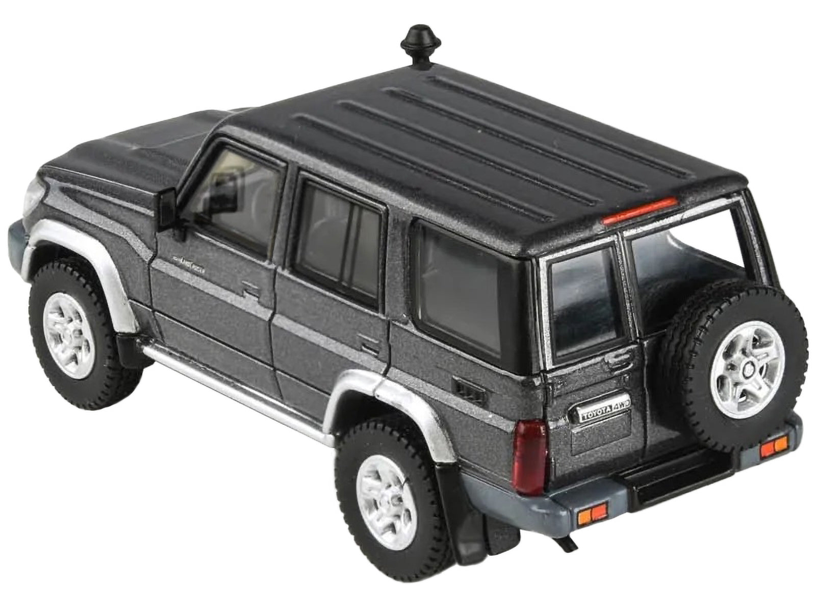 2014 Toyota Land Cruiser 76 Graphite Gray Metallic 1/64 Diecast Model Car by Paragon Models Paragon