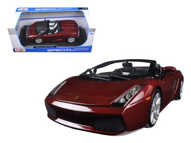 Lamborghini Gallardo Spyder Burgundy 1/18 Diecast Model Car by Maisto Maisto