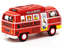 Load image into Gallery viewer, Volkswagen Type II (T2) Van Red &quot;Hello Kitty Capsule School Bus&quot; &quot;Collab64&quot; Series 1/64 Diecast Model Car by Schuco &amp; Tarmac Works Schuco
