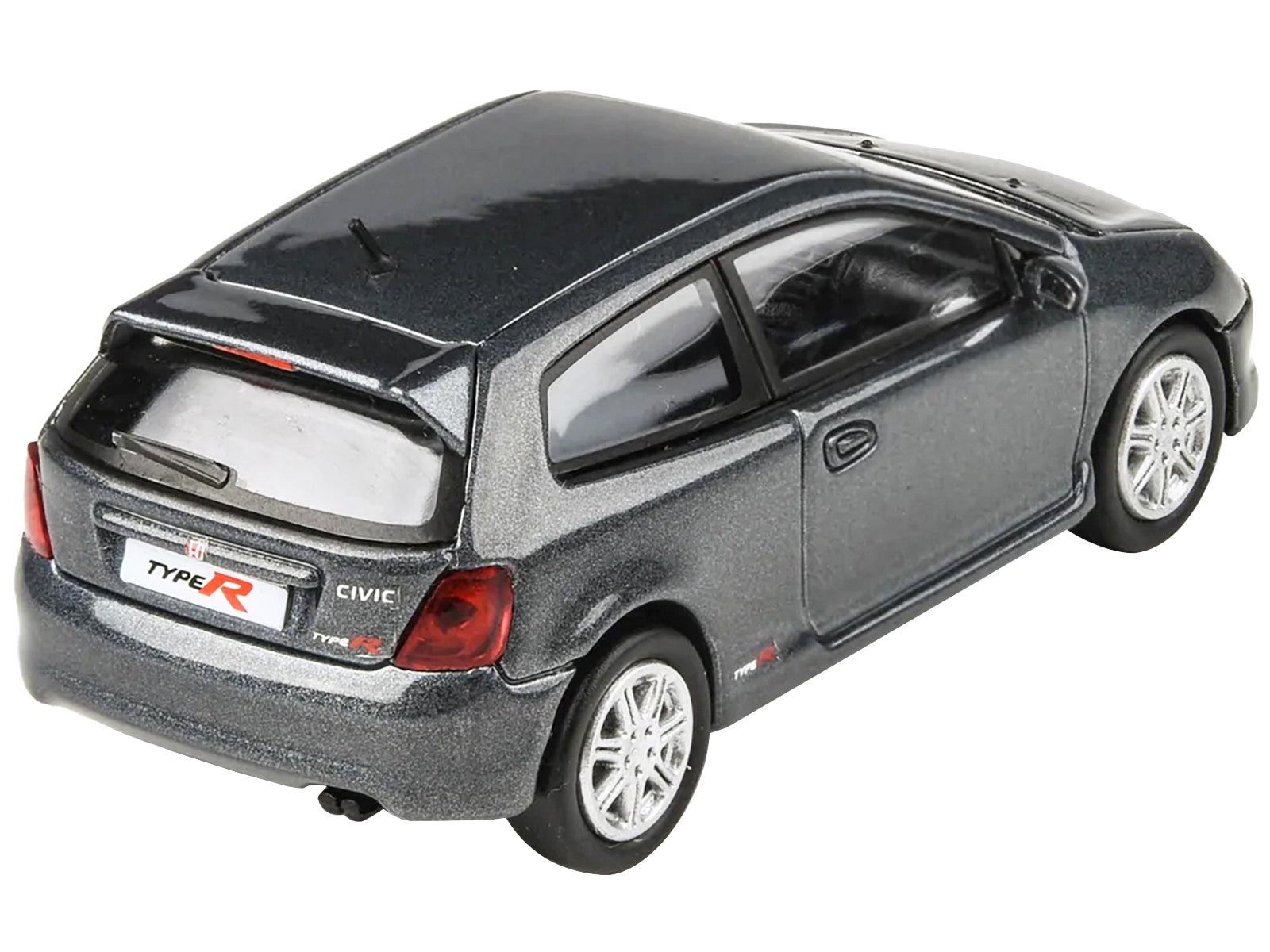 2001 Honda Civic Type R EP3 Cosmic Gray Metallic 1/64 Diecast Model Car by Paragon Models Paragon