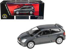 Load image into Gallery viewer, 2001 Honda Civic Type R EP3 Cosmic Gray Metallic 1/64 Diecast Model Car by Paragon Models Paragon
