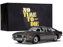 Load image into Gallery viewer, Aston Martin V8 RHD (Right Hand Drive) Black Metallic James Bond 007 &quot;No Time To Die&quot; (2021) Movie Diecast Model Car by Corgi Corgi
