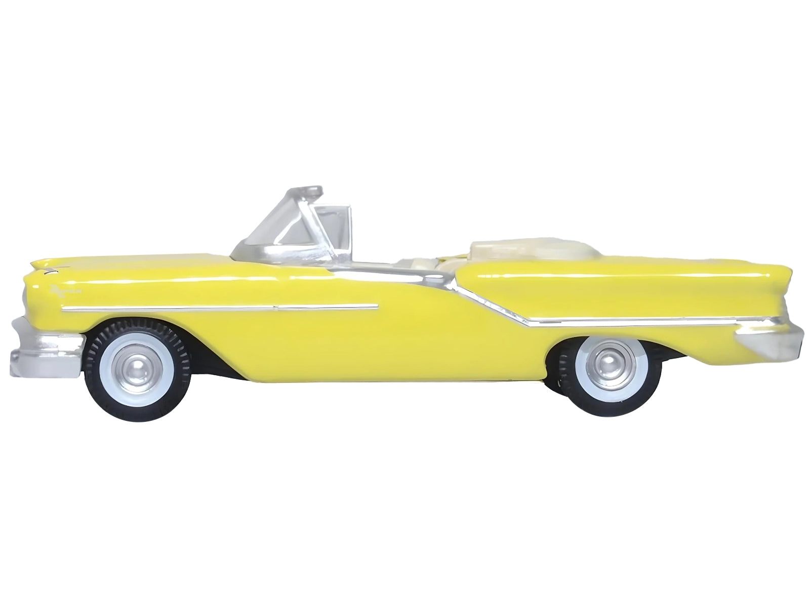 1957 Oldsmobile 88 Convertible Coronado Yellow 1/87 (HO) Scale Diecast Model Car by Oxford Diecast Oxford Diecast