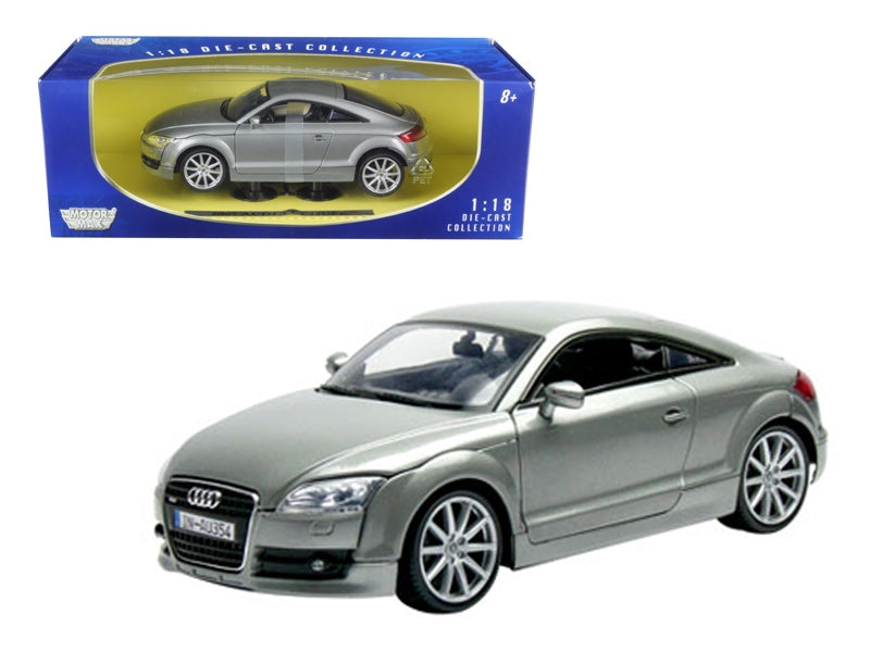 2007 Audi TT Coupe Grey 1/18 Diecast Car Model by Motormax Motormax