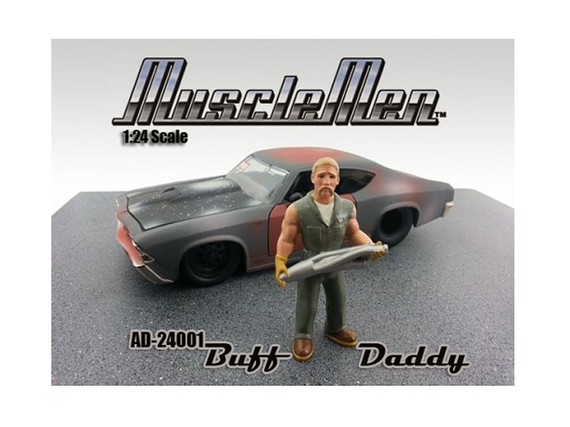 Musclemen Buff Daddy Figure For 1:24 Diecast Model Car by American Diorama American Diorama