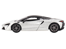 Load image into Gallery viewer, McLaren Artura Ice Silver Metallic with Black Top Limited Edition to 2040 pieces Worldwide 1/64 Diecast Model Car by True Scale Miniatures True Scale Miniatures
