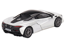 Load image into Gallery viewer, McLaren Artura Ice Silver Metallic with Black Top Limited Edition to 2040 pieces Worldwide 1/64 Diecast Model Car by True Scale Miniatures True Scale Miniatures
