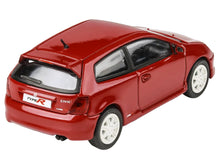 Load image into Gallery viewer, 2001 Honda Civic Type R EP3 Milano Red 1/64 Diecast Model Car by Paragon Models Paragon
