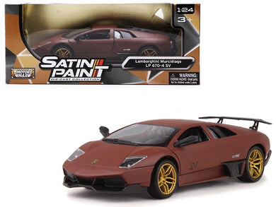 Lamborghini Murcielago LP 670-4 SV Matte Brown 1/24 Diecast Model Car by Motormax Motormax