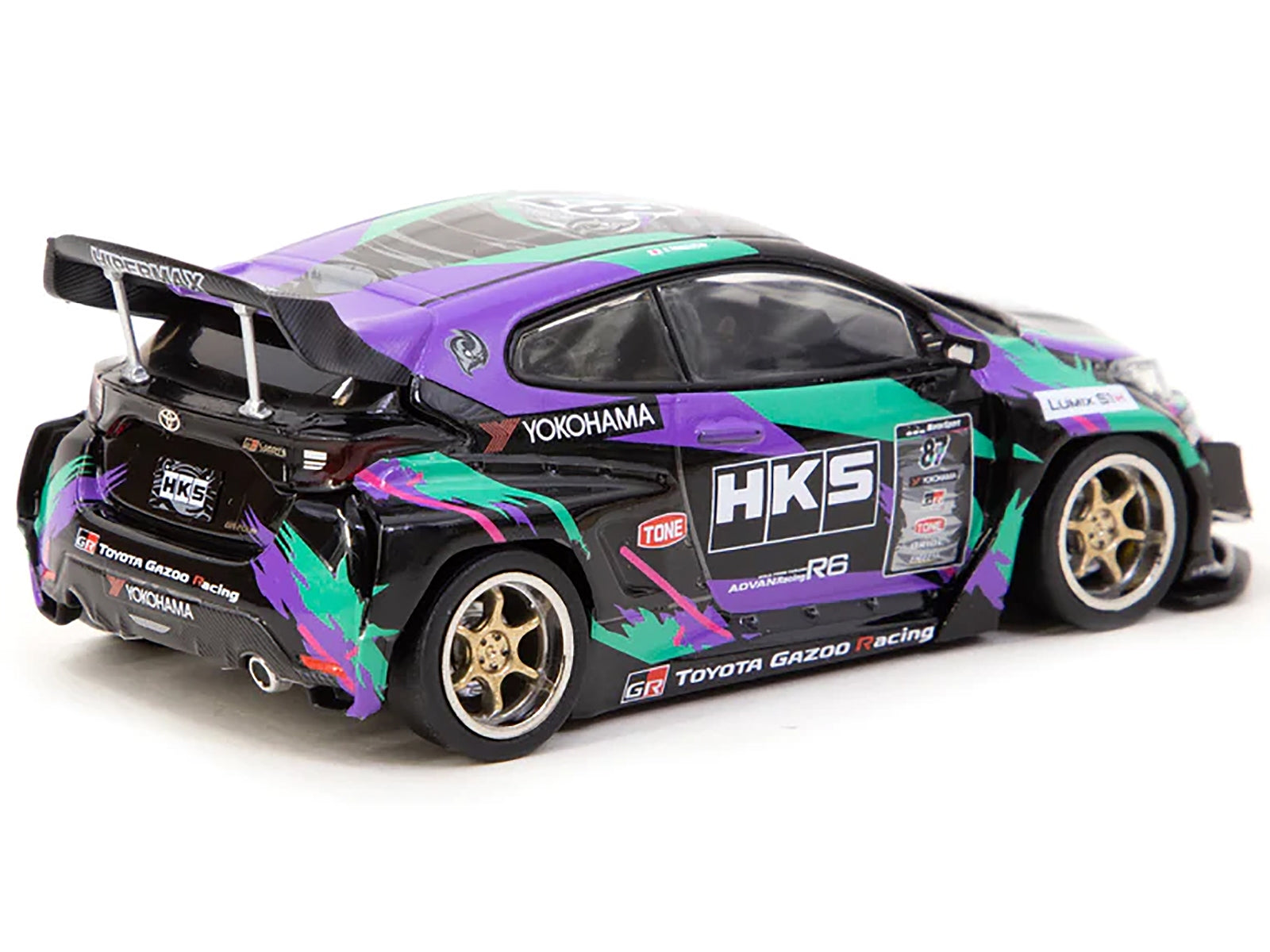 Toyota Yaris KS Racing Performer GR "Hobby43" Series 1/43 Diecast Model Car by Tarmac Works Tarmac Works