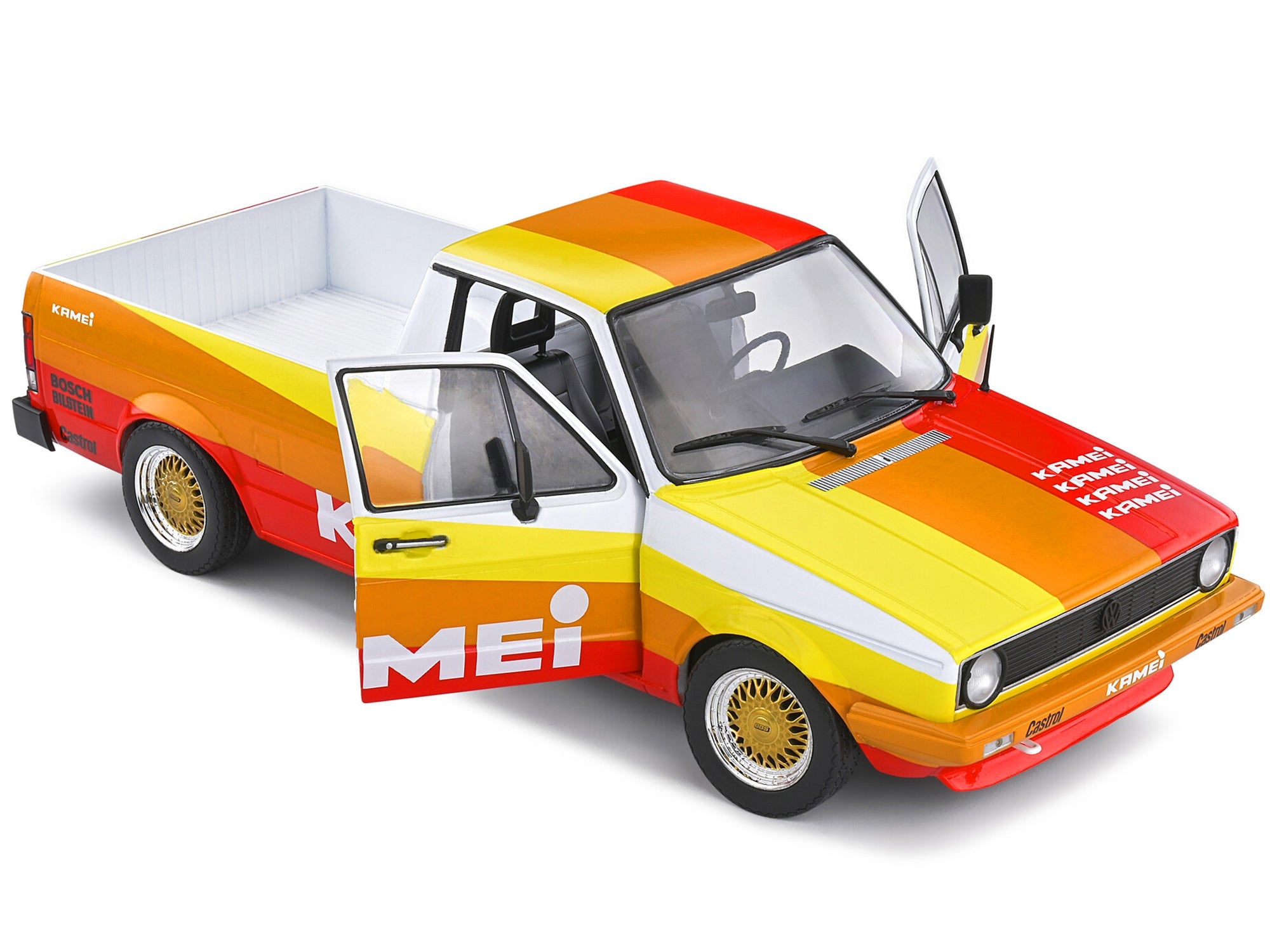 1982 Volkswagen Caddy MK 1 Pickup Truck "Kamei Tribute" 1/18 Diecast Model Car by Solido Solido