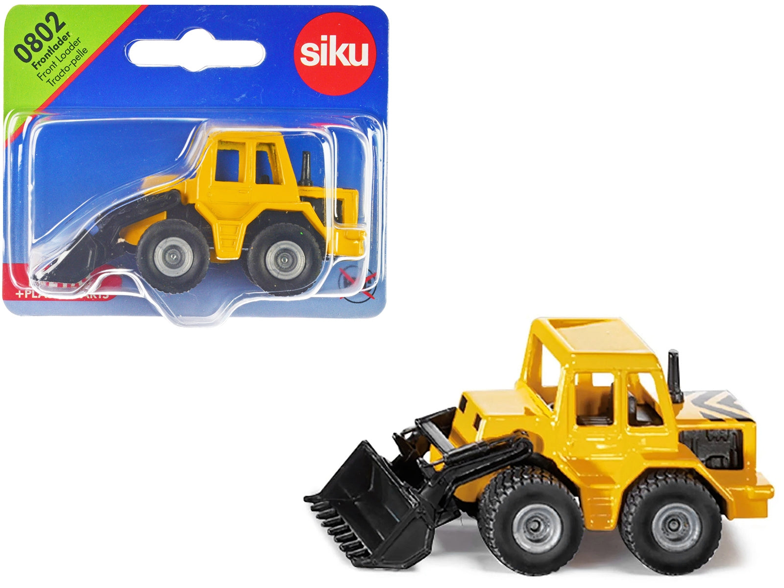 Front Loader Yellow and Black Diecast Model by Siku SIKU