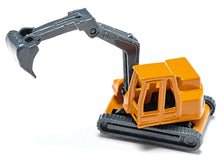 Load image into Gallery viewer, Truck with Low Loader Trailer and Excavator Yellow Diecast Model by Siku SIKU
