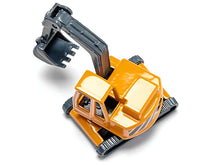 Load image into Gallery viewer, Truck with Low Loader Trailer and Excavator Yellow Diecast Model by Siku SIKU
