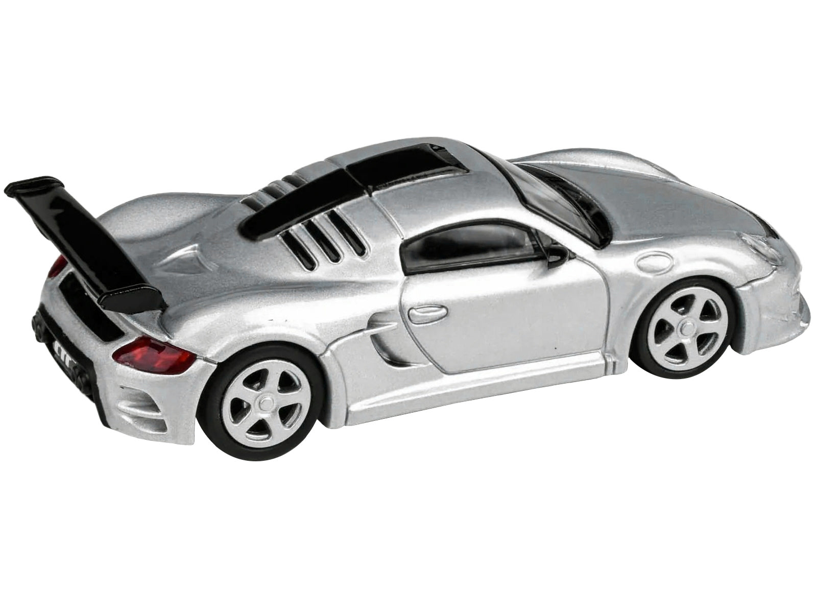 2012 RUF CTR3 Clubsport Silver Metallic 1/64 Diecast Model Car by Paragon Models Paragon