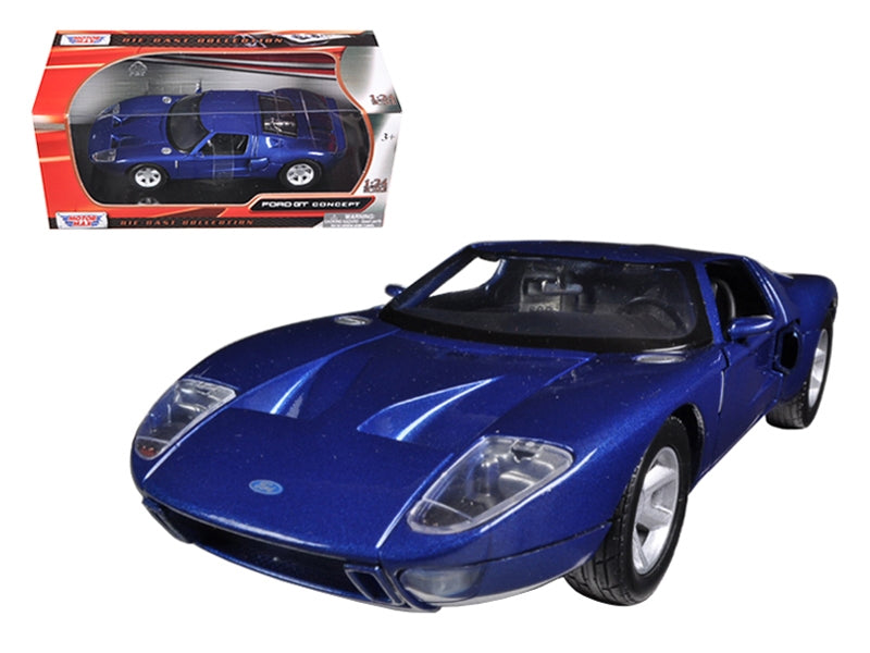 Ford GT Blue 1/24 Diecast Car Model by Motormax Motormax