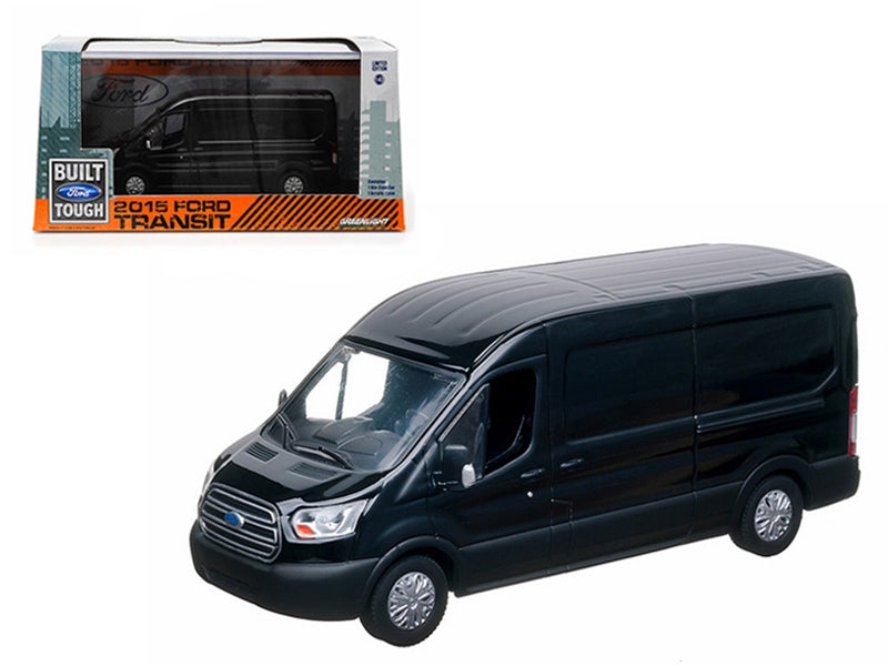 2015 Ford Transit (V363) Van Tuxedo Black 1/43 Diecast Model by Greenlight Greenlight