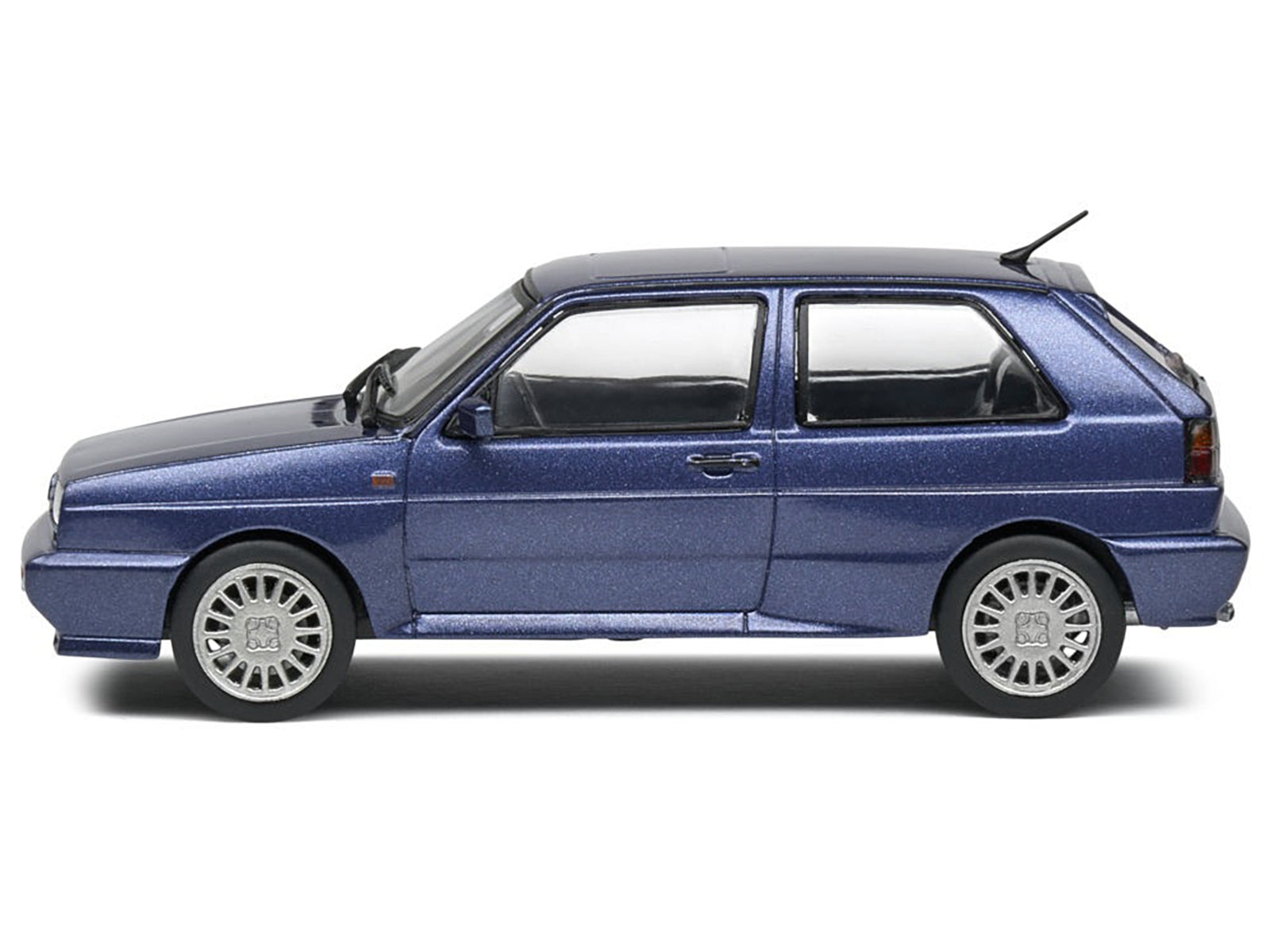 1989 Volkswagen Golf Rallye G60 Syncro Blue Metallic 1/43 Diecast Model Car by Solido Solido