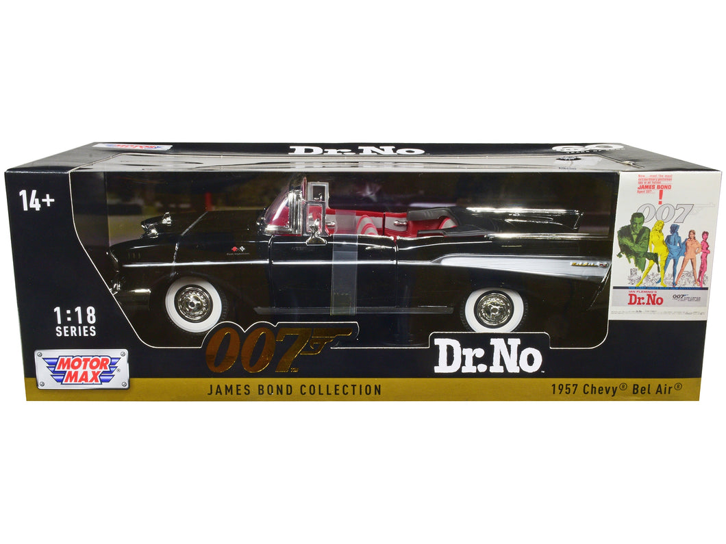 1957 Chevrolet Bel Air Convertible Black James Bond 007 