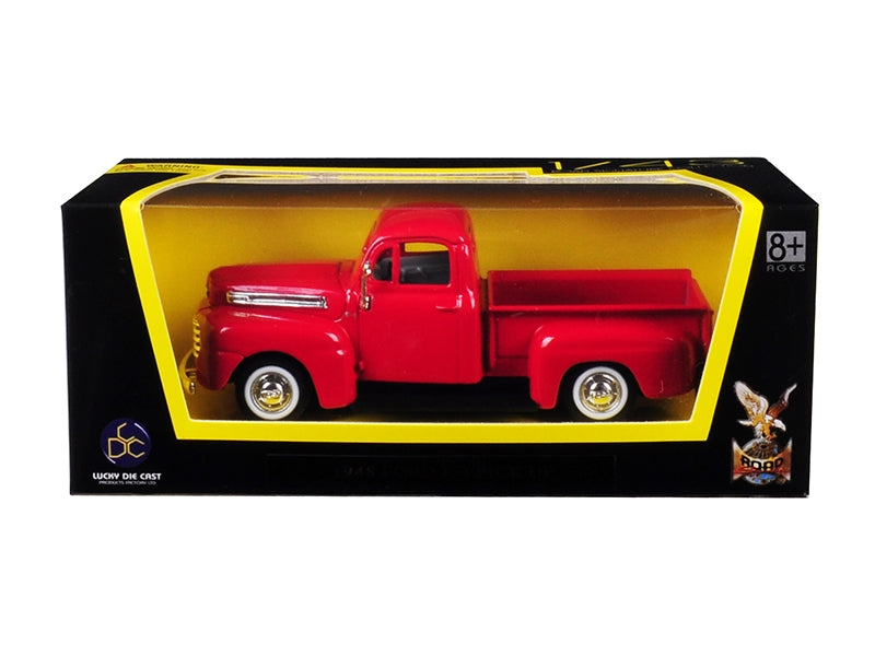 1948 Ford F-1 Pickup Truck Red 1/43 Diecast Model Car by Road Signature Road Signature