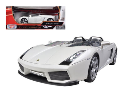 Lamborghini Concept S Pearl White 1/18 Diecast Car Model by Motormax Motormax