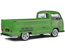 Load image into Gallery viewer, 1968 Volkswagen T2 Pickup Truck Green Metallic &quot;Rooster Speed Motorcycle&quot; 1/18 Diecast Model Car by Solido Solido
