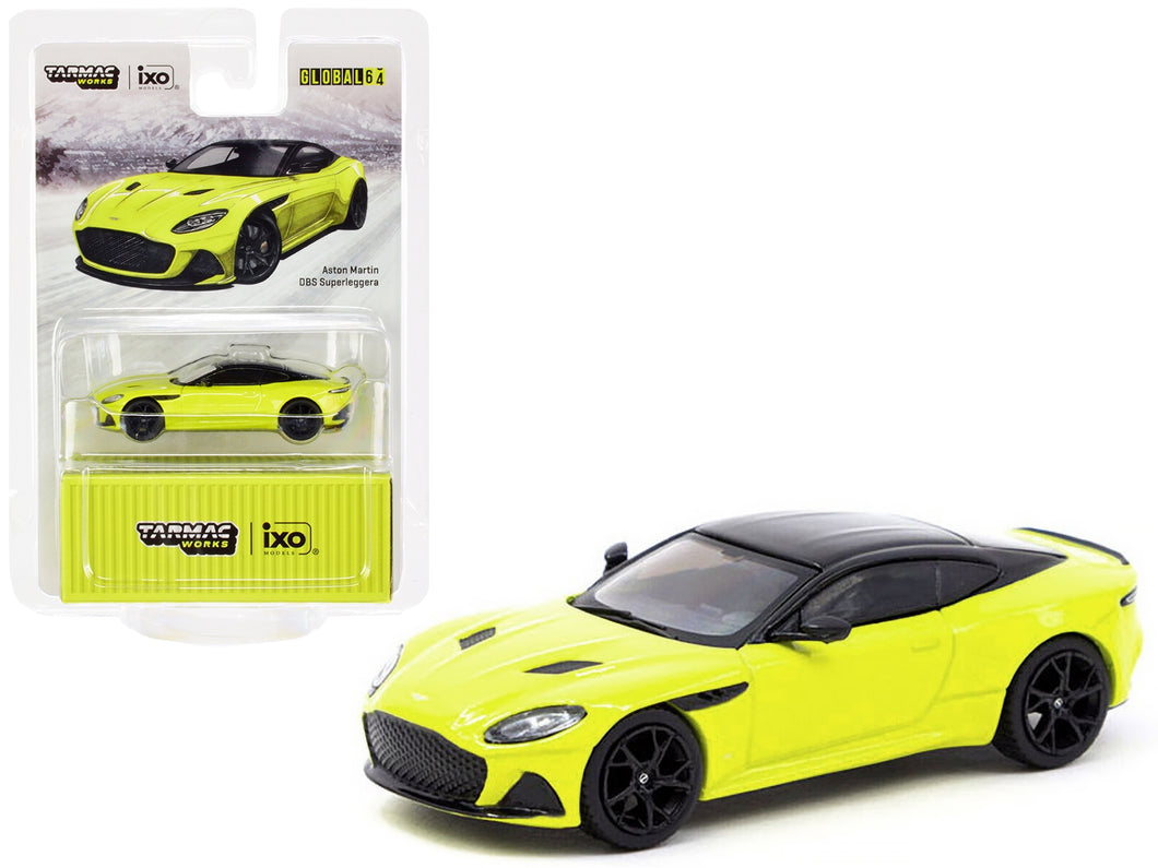 Aston Martin DBS Superleggera Yellow Metallic with Black Top 