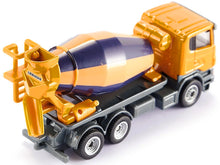 Load image into Gallery viewer, Scania Mixer Truck Yellow 1/87 (HO) Diecast Model by Siku SIKU
