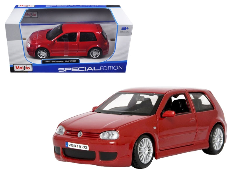 Volkswagen Golf R32 Red 1/24 Diecast Model Car by Maisto Maisto