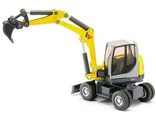 Load image into Gallery viewer, Wacker Neuson EW65 Mobile Excavator Yellow and Gray 1/50 Diecast Model by Siku SIKU
