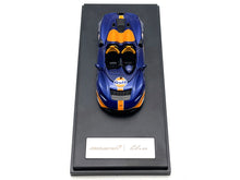 Load image into Gallery viewer, McLaren Elva Convertible Dark Blue Metallic with Orange Accents &quot;Gulf Oil&quot; 1/64 Diecast Model Car by LCD Models LCD Models
