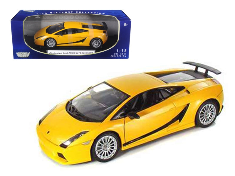 Lamborghini Gallardo Superleggera Orange 1/18 Diecast Model Car by Motormax Motormax