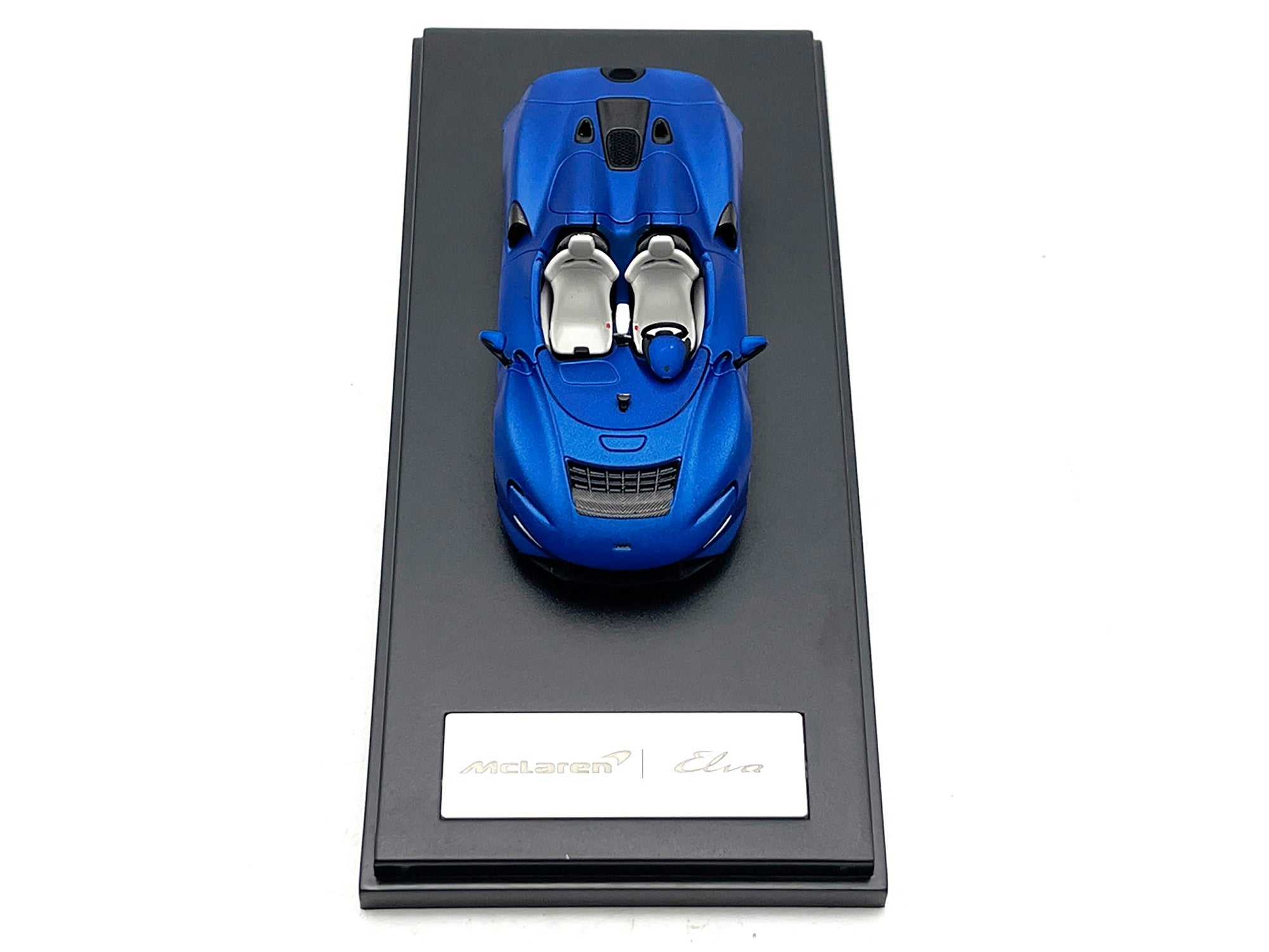 McLaren Elva Convertible Matt Blue Metallic 1/64 Diecast Model Car by LCD Models LCD Models