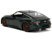 Load image into Gallery viewer, 2023 Nissan Z Dark Green Metallic with Black Top &quot;Fast X&quot; (2023) Movie &quot;Fast &amp; Furious&quot; Series 1/24 Diecast Model Car by Jada Jada
