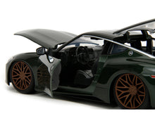 Load image into Gallery viewer, 2023 Nissan Z Dark Green Metallic with Black Top &quot;Fast X&quot; (2023) Movie &quot;Fast &amp; Furious&quot; Series 1/24 Diecast Model Car by Jada Jada
