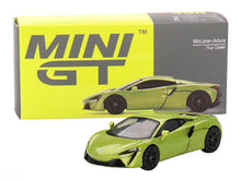 Load image into Gallery viewer, McLaren Artura Flux Green Metallic Limited Edition to 2040 pieces Worldwide 1/64 Diecast Model Car by True Scale Miniatures True Scale Miniatures
