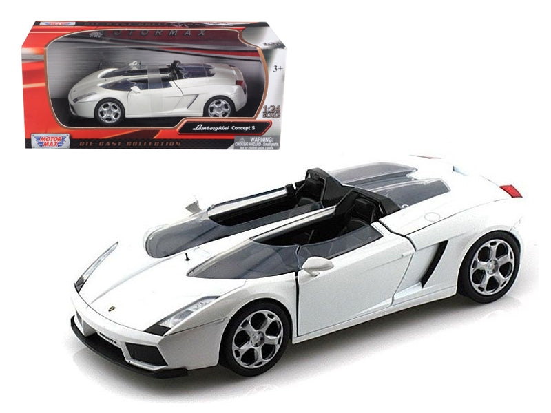 Lamborghini Concept S White 1/24 Diecast Car Model by Motormax Motormax