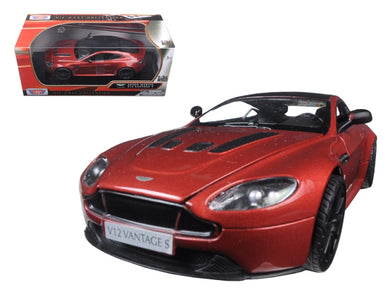 Aston Martin Vantage S V12 Red 1/24 Diecast Model Car by Motormax Motormax