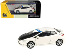 Load image into Gallery viewer, 2007 Honda Civic Type R FN2 Championship White with Carbon Hood 1/64 Diecast Model Car by Paragon Models Paragon
