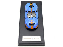 Load image into Gallery viewer, McLaren Elva Convertible Light Blue with Orange Accents &quot;Gulf Oil&quot; 1/64 Diecast Model Car by LCD Models LCD Models
